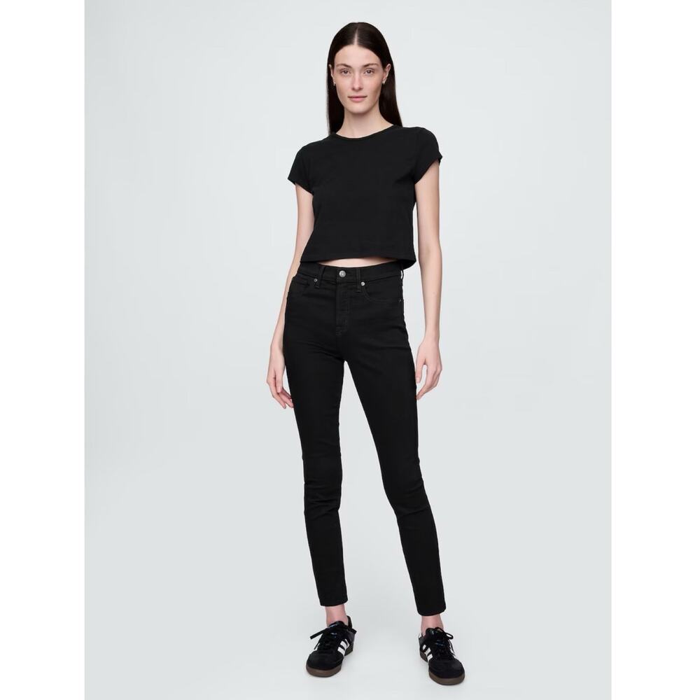 Gap 1969 Black Corduroy True Skinny Pants